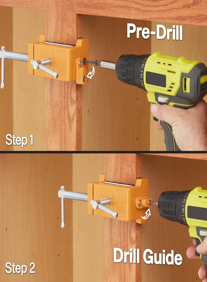 manram Cabinet Clamps 4 Pack Protective Case Included - Cabinet Face Frame Clamps, Claw Clamps for Cabinets - Image 4