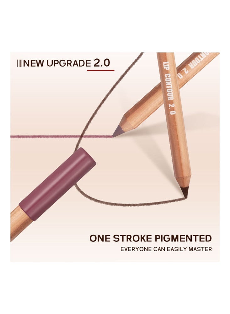 pudaier Lip Contour 2.0-Creamy Like Butter Matte Lip Pencil, Waterproof & Smudge-Proof Matte Pencil, Long-Lasting & Durable, Smooth & Easy Glide, Non-Smudge, Contouring, Filling & Layering #06 - Image 4