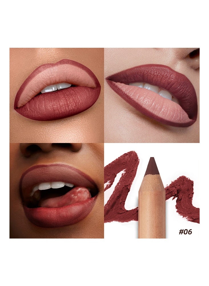 pudaier Lip Contour 2.0-Creamy Like Butter Matte Lip Pencil, Waterproof & Smudge-Proof Matte Pencil, Long-Lasting & Durable, Smooth & Easy Glide, Non-Smudge, Contouring, Filling & Layering #06 - Image 2