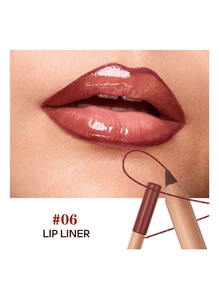 pudaier Lip Contour 2.0-Creamy Like Butter Matte Lip Pencil, Waterproof & Smudge-Proof Matte Pencil, Long-Lasting & Durable, Smooth & Easy Glide, Non-Smudge, Contouring, Filling & Layering #06 - Image 5