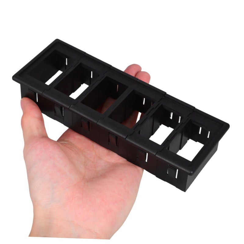 Universal 12V Rocker Switch Panel Holder Durable Frame Easy Installation Weather Resistant - Image 5