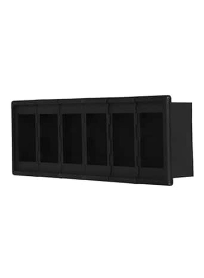 Universal 12V Rocker Switch Panel Holder Durable Frame Easy Installation Weather Resistant - Image 1
