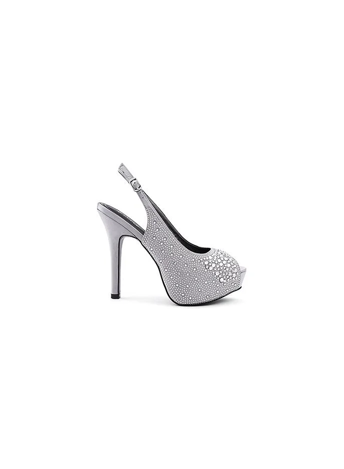 كابلي Cuple Embellished Platform Slingback Heels