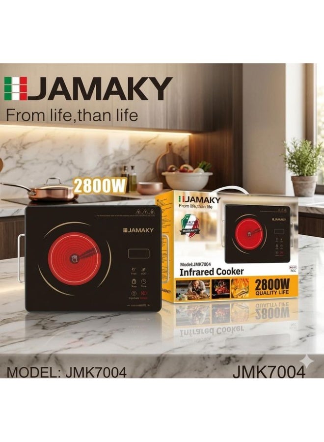 JAMAKY Italy Jamaky Infrared electric cooker, model 7004 2800W power - Image 2