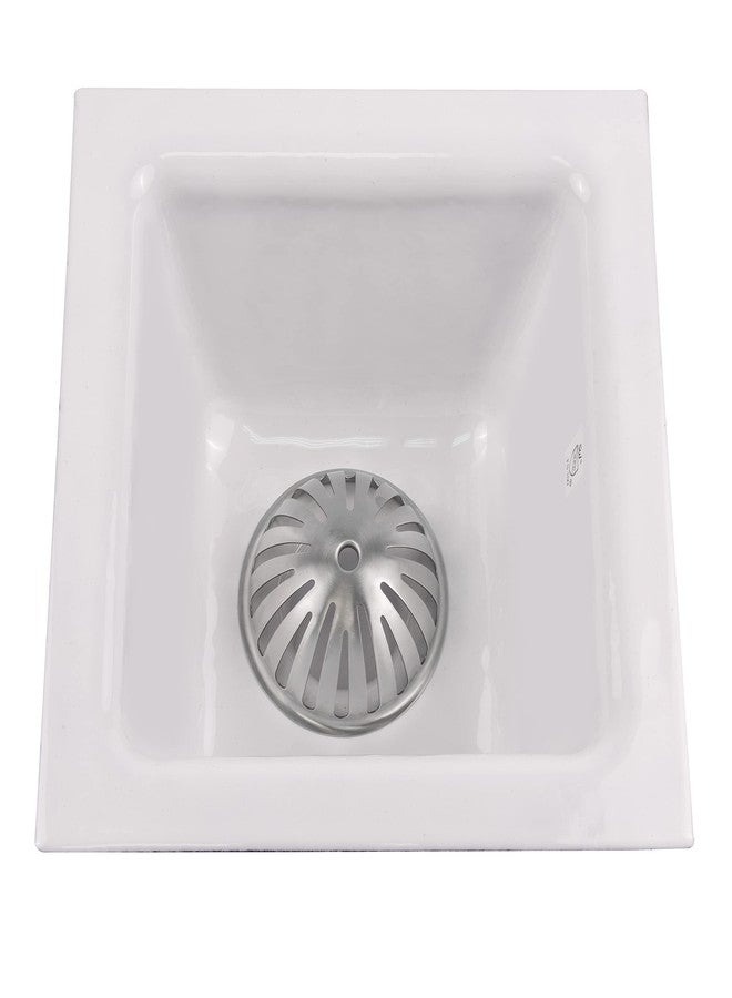 Leyso Type 304 Stainless Steel Heavy Duty Dome Sink Drain Strainer Floor Sink Drain Cover, 16 Gauge, 1.2 MM Thickness, 5-1/2" D x 2” H (Pack of 1) - Image 4