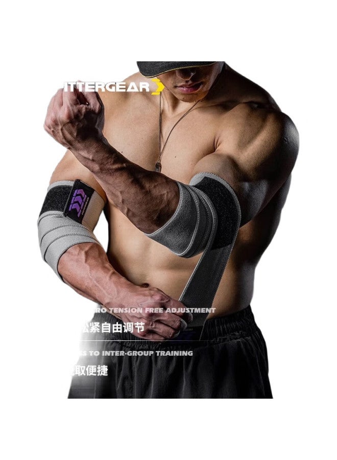 FITTERGEAR Compression Elbow Sleeve For Men, Wraps For Weightlifting, Powerlifting, And Bodybuilding - Image 2