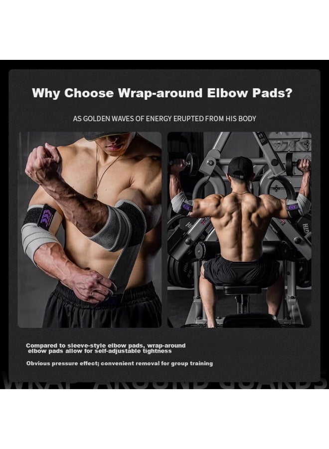 Fittergear كمّام ضغط للكوع للرجال، أكمام لرفع الأثقال، رفع الأثقال بالقوة، وكمال الأجسام - Image 1