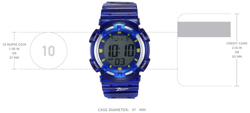 Zoop Digital Bluish Grey Dial Children's Watch NLC3026PP02W / NLC3026PP02W - Image 3