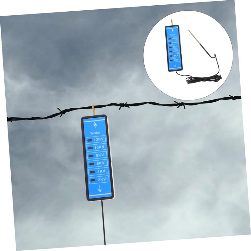 Jojofuny جهاز اختبار الجهد الكهربائي للسياج الرقمي الفولتميتر مقياس الضغط معدات الزراعة مقياس - Image 5