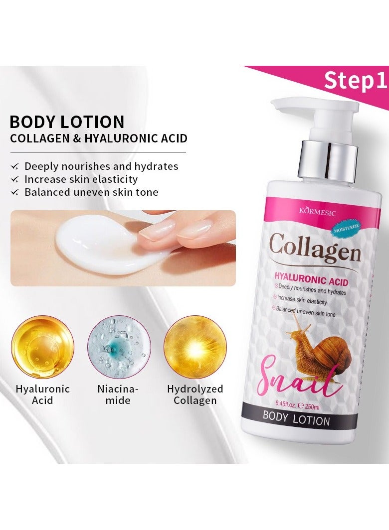 Kormesic لوشن الجسم الحلزون 250 مل - ترطيب عميق و إصلاح - Image 2