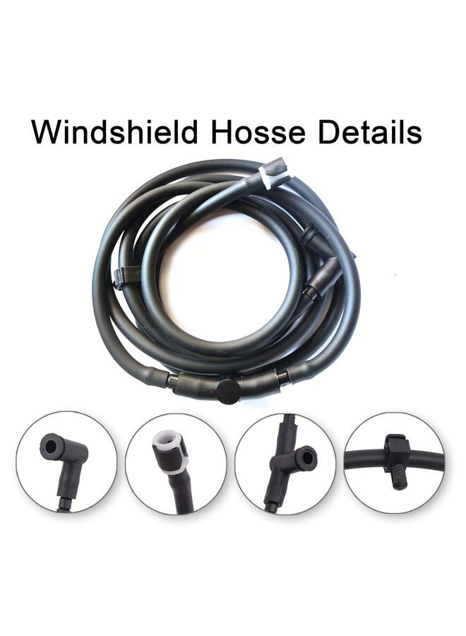 YIENAKFUN Windshield Washer Hose Jet fluid Spray Nozzles repair kit for 2011-2016 F250 F350 F450 Super Duty BC3Z-17K605-B BC3Z-17603-A Windshield Washer Hose - Image 3