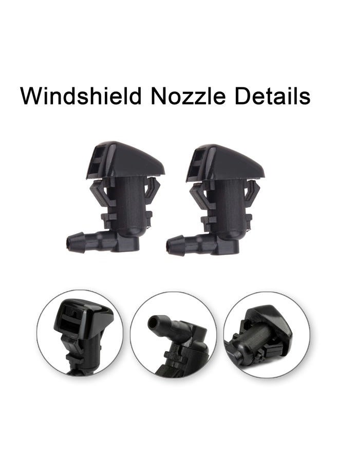 YIENAKFUN Windshield Washer Hose Jet fluid Spray Nozzles repair kit for 2011-2016 F250 F350 F450 Super Duty BC3Z-17K605-B BC3Z-17603-A Windshield Washer Hose - Image 2