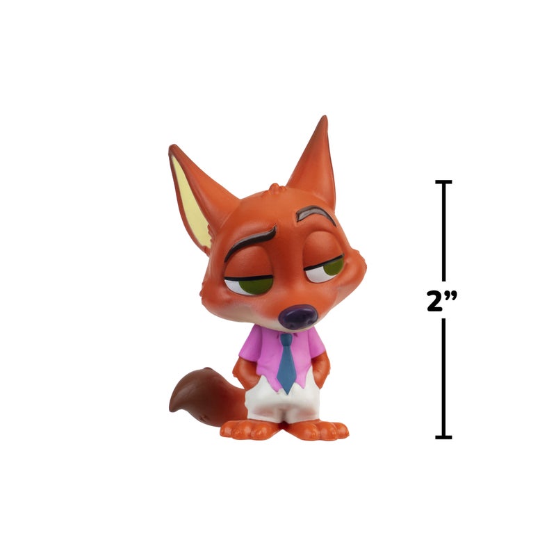 Disney Zootropolis 2 Collectible Figure 2-in-1 Pack - Nick Wilde & Myster Figure 2-Inches | Zootopia 2 Mystery Tails Collection | Surprise Figure | Character Figure | Gift for Kids and Collectors! - Image 3