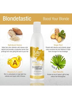 Colour Blondetastic, 3-in-1 Color Depositing Hair Cleanser & Conditioner, 8.5 fl oz. - pzsku/ZB67F053469CDBE151CDAZ/45/_/1683615340/7036f0a7-a5a1-408d-8feb-b1c6a402ebe4