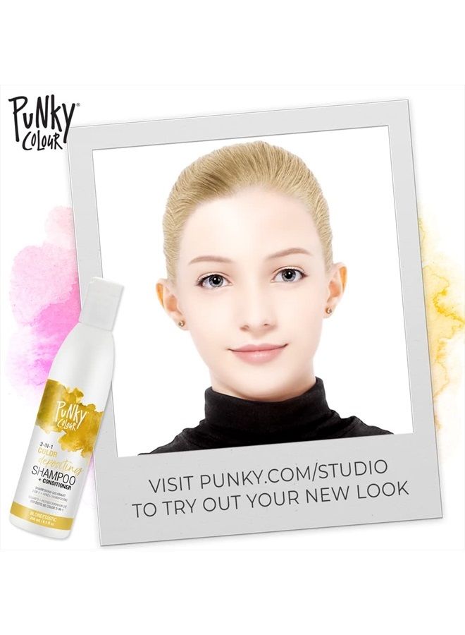Punky Colour Blondetastic, 3-in-1 Color Depositing Hair Cleanser & Conditioner, 8.5 fl oz. - Image 4