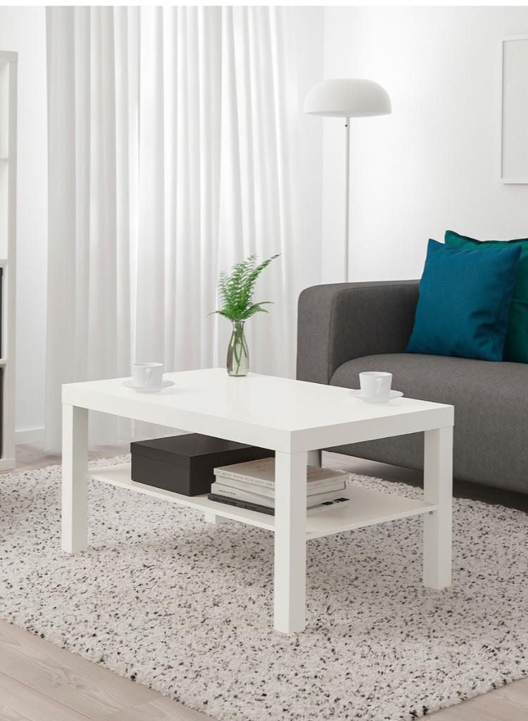 طاولة قهوة غرفة جلوس لون  ابيض - Image 4