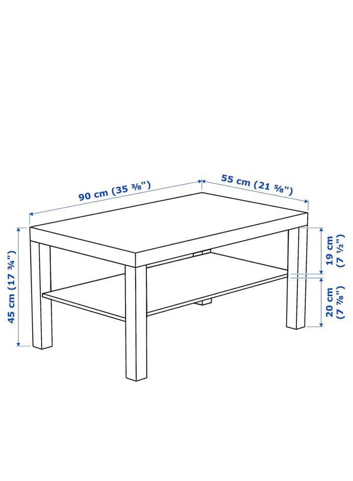 طاولة قهوة غرفة جلوس لون  ابيض - Image 3