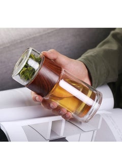 XiuWoo Leakproof Travel Mug with Strainer Tea Tumbler 230ml  - Image 4