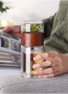 XiuWoo Leakproof Travel Mug with Strainer Tea Tumbler 230ml  - Image 2