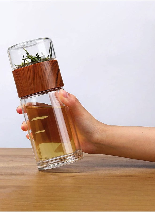 XiuWoo Leakproof Travel Mug with Strainer Tea Tumbler 230ml  - Image 1