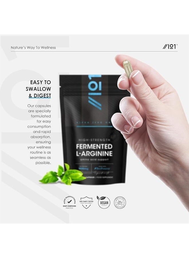 ALPHA01 L-Arginine 1500 mg – Supports Blood Flow, Energy & Muscle Performance, Made in UK, 90 Capsules - Image 5