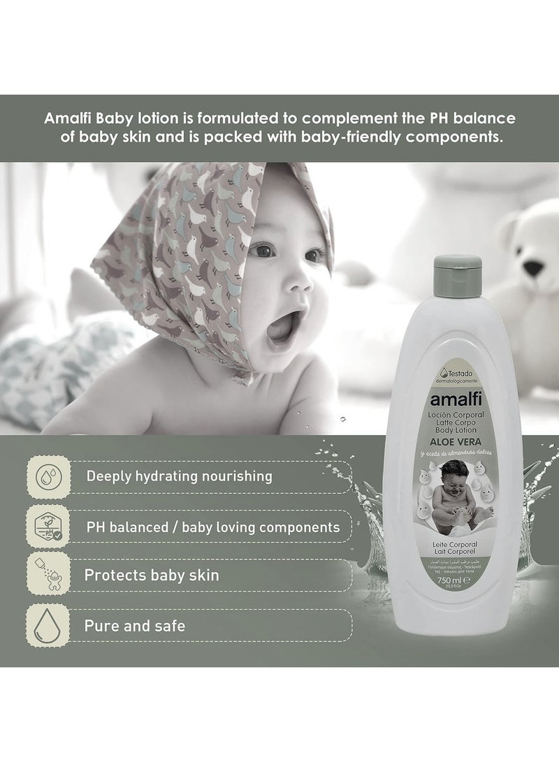 امالفي لوشن الجسم الوفيرا بيبي 750 مل - Image 4