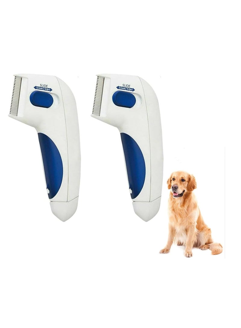 Generic Cordless Electric Pet Grooming Combs - Gentle & Versatile Tool for Dogs, Cats & More (2 Pack) - Perfect for All Coat Types  - Image 1