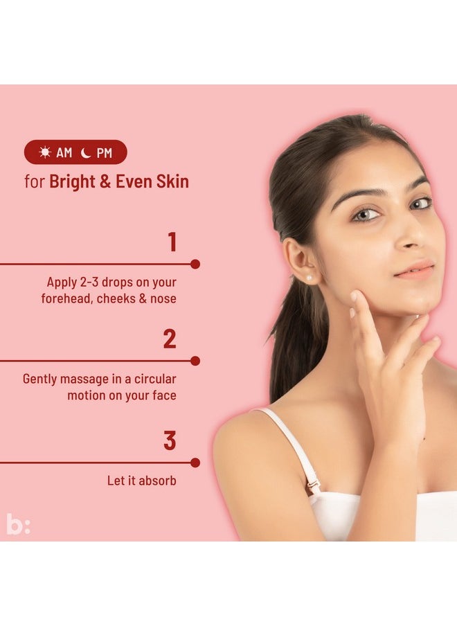 Biocule Radiance Glow Boosting Face Oil With Sugar Squalane, Rosehip & Astaxanthin, Natural Facial Oil For Bright, Even & Glowing Skin, Lightweight & Fast Absorbing, Suitable For All Skin Types, 15Ml  - Image 5