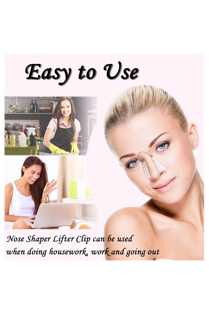 2 Pairs Nose Shaper Lifter Clip,Reshape & Straighten Wide Noses for Men & Women - Image 5