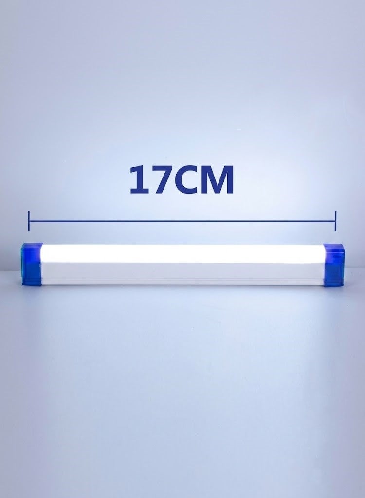 Portable Magnetic LED Tube Emergency Light (17cm) - Rechargeable Wireless Under Cabinet Lighting for Camping, Wardrobe, Kitchen, and Home Power Outages - Image 1