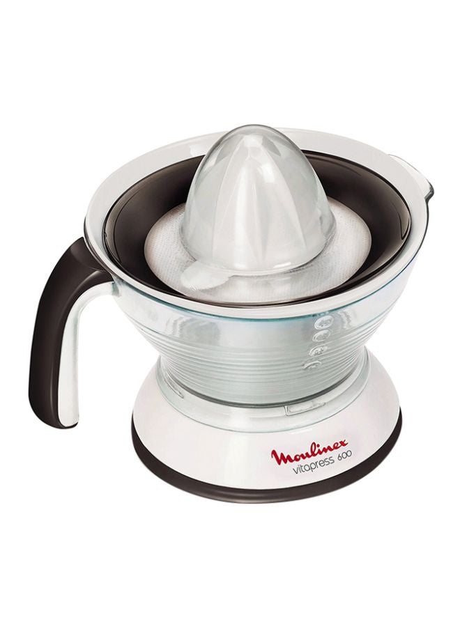 Moulinex Juicer | Vitapress 600 ml Citrus Press | Electric Orange Juicer |  2 Years Warranty White/Silver/Black - Image 1