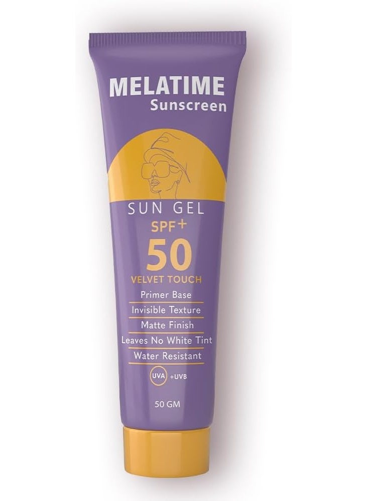 Melatime Gel Sunscreen SPF 50g - Image 1
