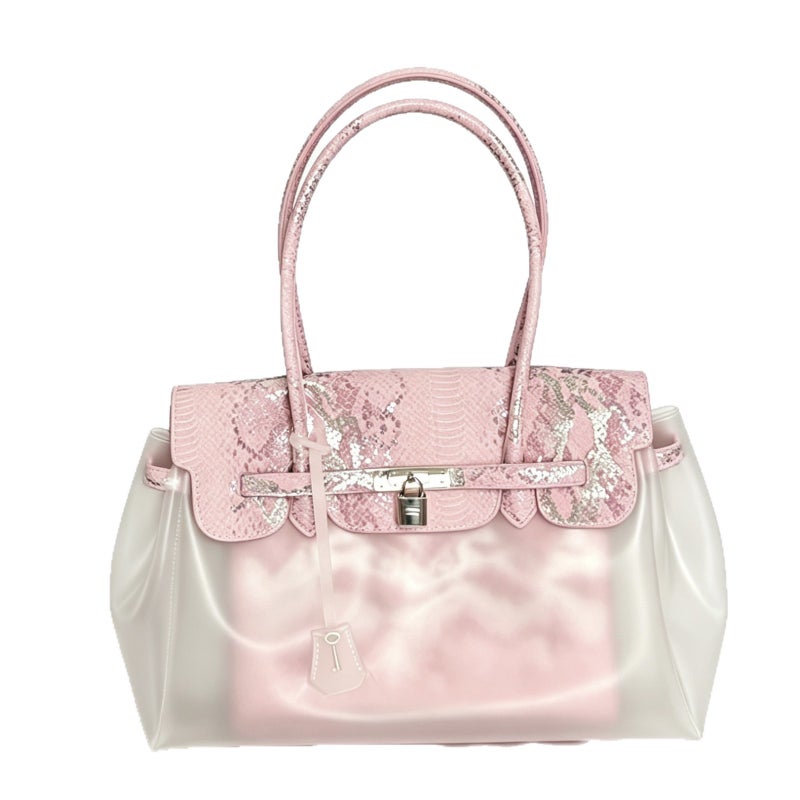 Women's TPU Jelly Tote Bag, Large Capacity, Summer Commuter Handbag - Image 5
