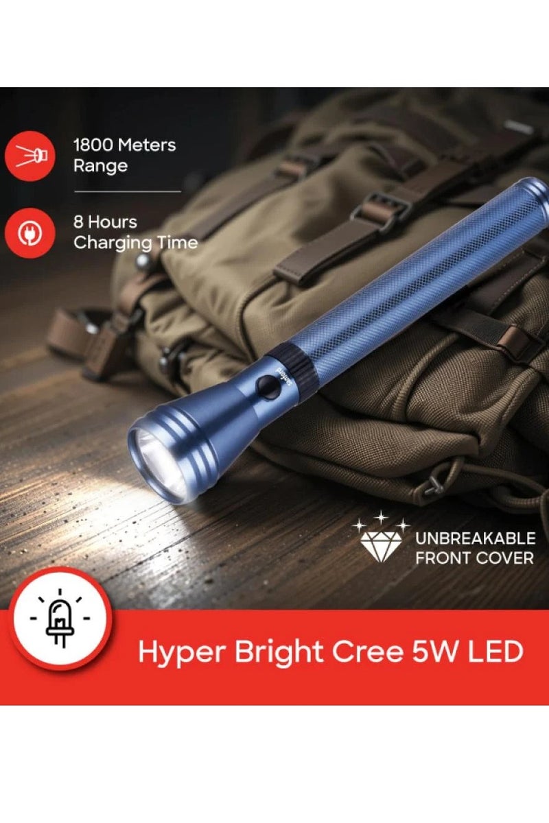 Sanford Soldier Battalion 5W LED Flashlight with 1800M Range 3 Hour Runtime (SF4668SL) - Image 2