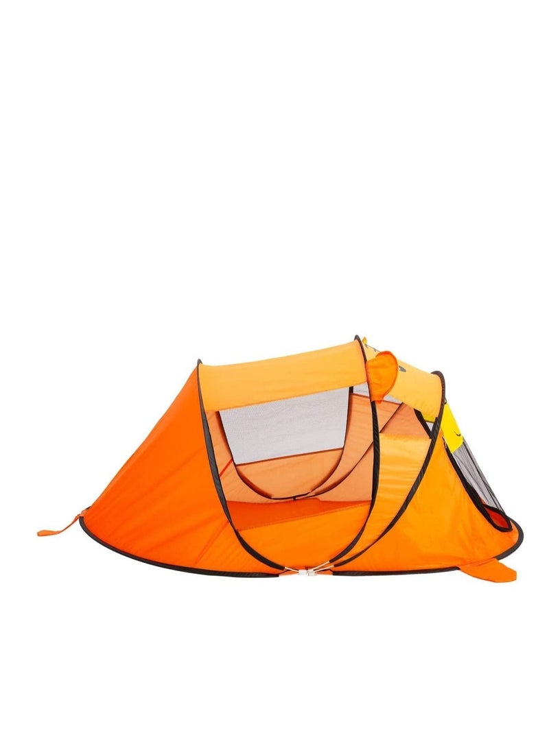 SYOSI Kids Portable Pop-up Play Tent, Automatic Setup Outdoor and Indoor House with Net Anti Mosquito Instant Playhouse Beach Carrying Bag for Girls and Boys-Yellow Tiger - Image 4