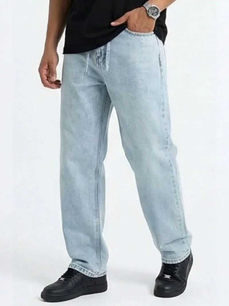 Big Dart Maya Blue BDART Relaxed Fit Denim Pants for Men | Best Price UAE