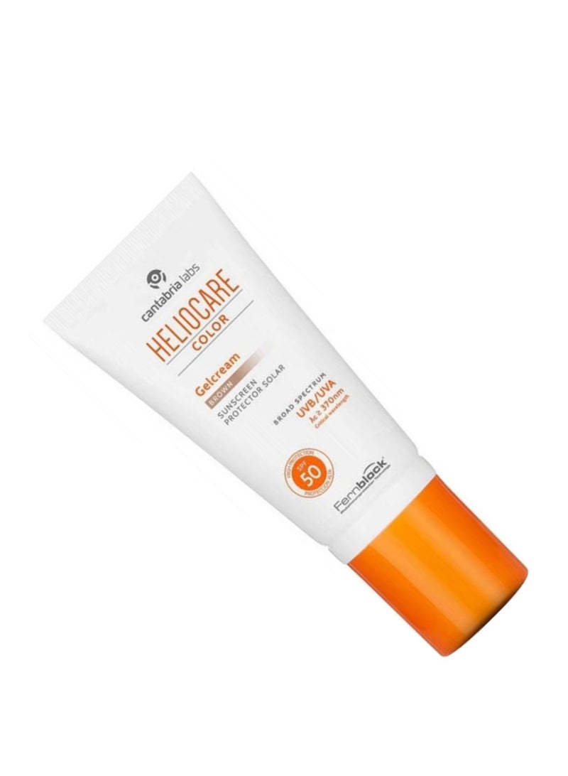 Heliocare Color Gelcream Brown SPF50 Tanned Finish 50ml - Image 3