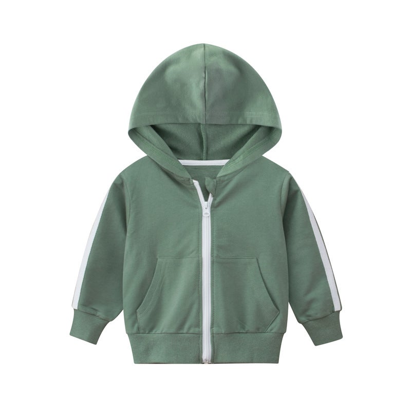 2024 Kids Fashion Hoodie Boys Spring Outerwear 3761 Ai Green 