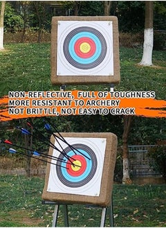 Generic 30pcs Targets Paper Standard Archery 40cm 10 Ring Bow and Arrow Targets for Hunting & Shooting Archery Accessories for Target Practice  - Image 4