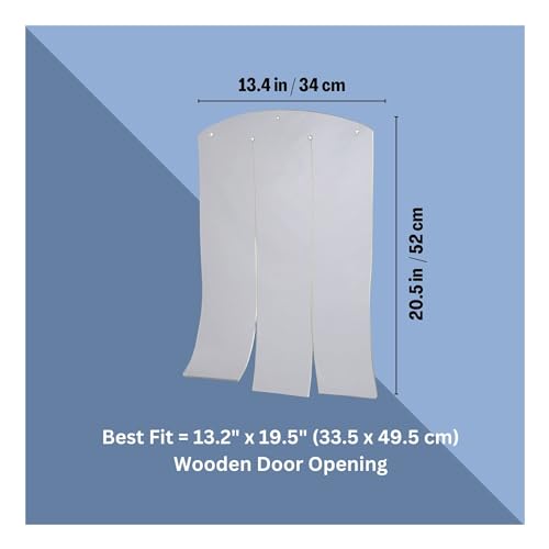 Trixie Vinyl Dog Door Flap, Fits 13.2 x 19.5-in Wooden Dog House Opening, Replacement Doggie Door Curtain Flap for Wooden Doghouses - Image 3