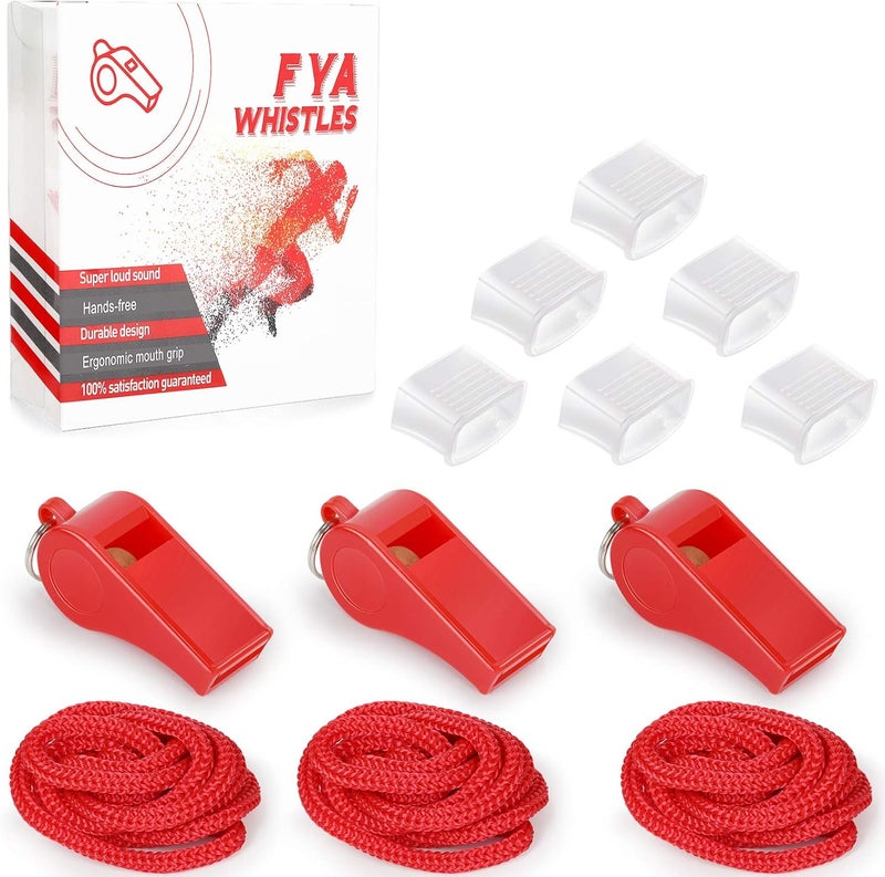FYA Whistle with Lanyard and Mouth Grip, Super Loud Sports Whistles, Perfect for Coaches, Referees, Emergency, Lifeguard, Survival, Outdoor - Image 5