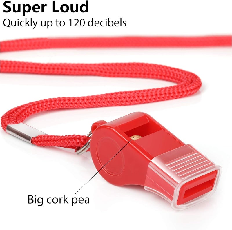 FYA Whistle with Lanyard and Mouth Grip, Super Loud Sports Whistles, Perfect for Coaches, Referees, Emergency, Lifeguard, Survival, Outdoor - Image 2