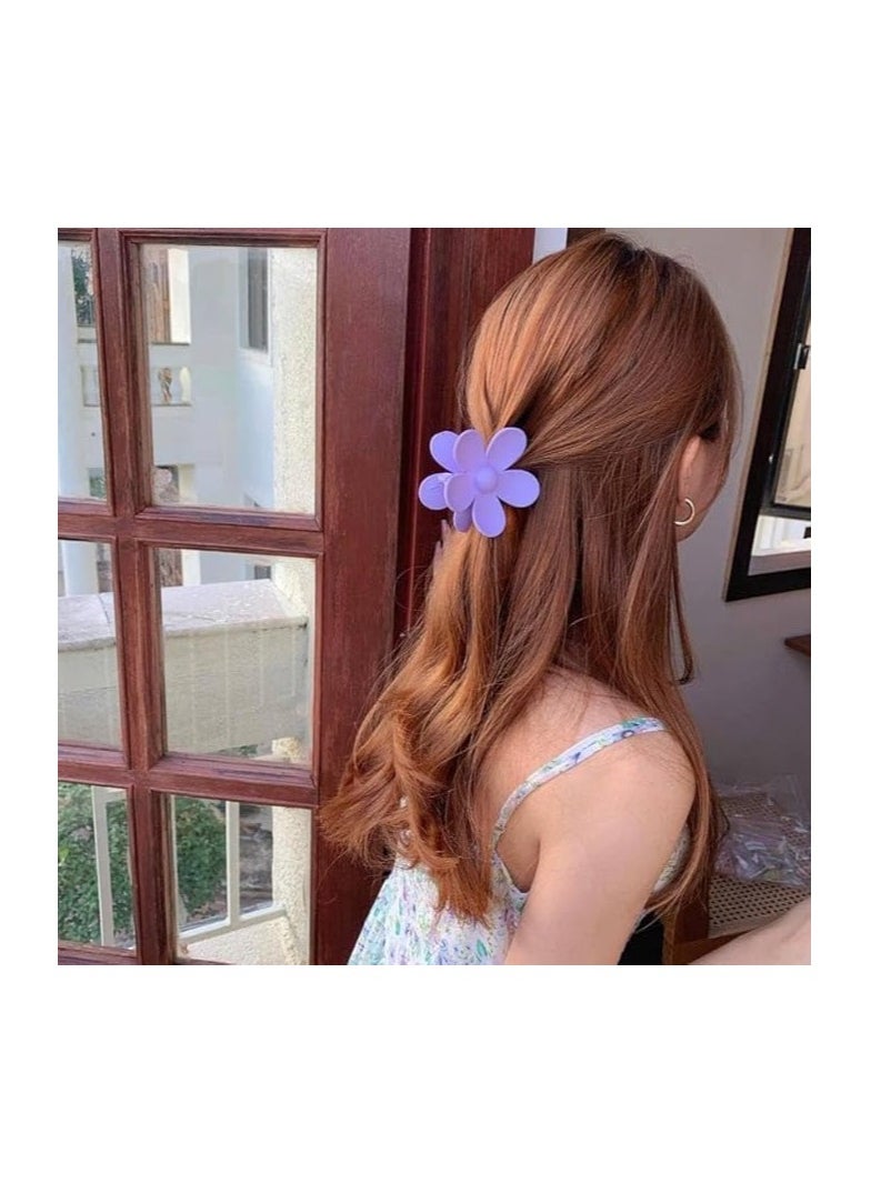 Generic 2Pc Hair Clip Mat Flower Toka tuka multi color  - Image 2