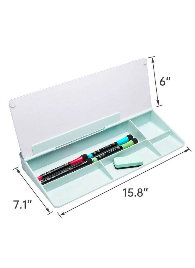 TSJ OFFICE - Desktop Whiteboard Dryeraseboard Computer Keyboard Stand White Board Surface Pad With Drawer Desk Organizers With Accessories For Office Home School Supplies - Image 1