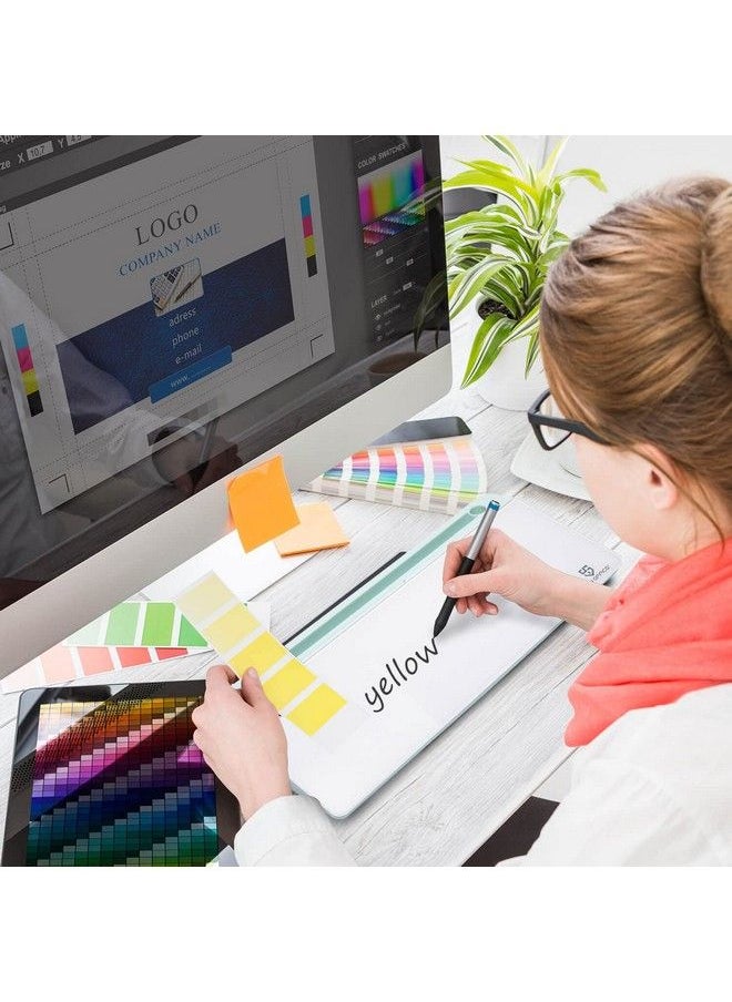 TSJ OFFICE - Desktop Whiteboard Dryeraseboard Computer Keyboard Stand White Board Surface Pad With Drawer Desk Organizers With Accessories For Office Home School Supplies - Image 1