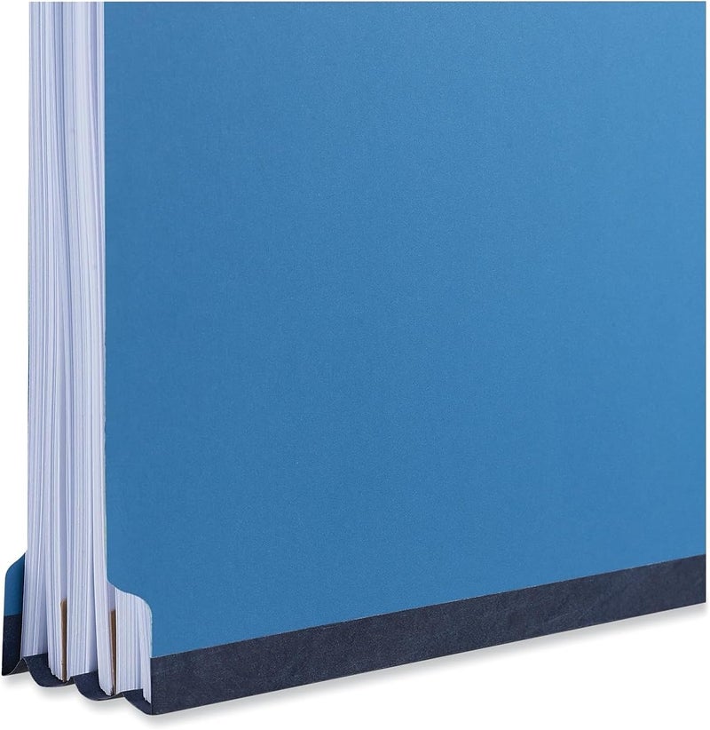 Universal Pressboard Classification Folders, Letter Size, Six-Section, Cobalt Blue, 10/Box - Image 5