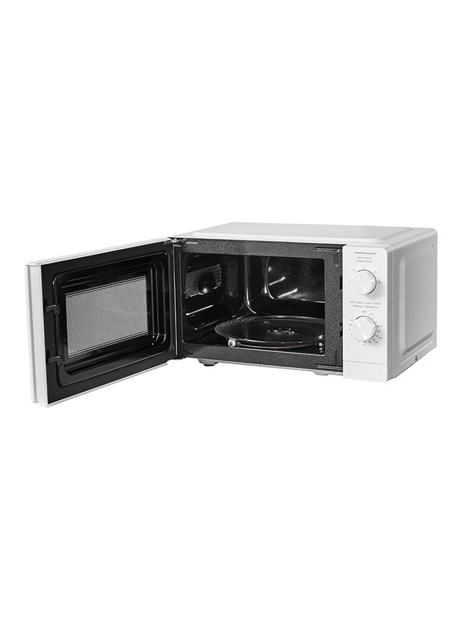 Midea 20 Litres Solo Microwave Oven With 5 Power Levels, 700W, Defrost Function, Inverter Quattro, Xmart Wave Technology, Push Button Door Opening, Good For Home And Office - 20 L 700 W MM7P012MZ-WH black - Image 4