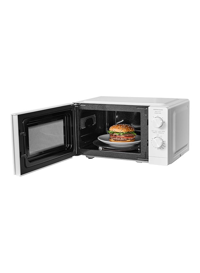 Midea 20 Litres Solo Microwave Oven With 5 Power Levels, 700W, Defrost Function, Inverter Quattro, Xmart Wave Technology, Push Button Door Opening, Good For Home And Office - 20 L 700 W MM7P012MZ-WH black - Image 3