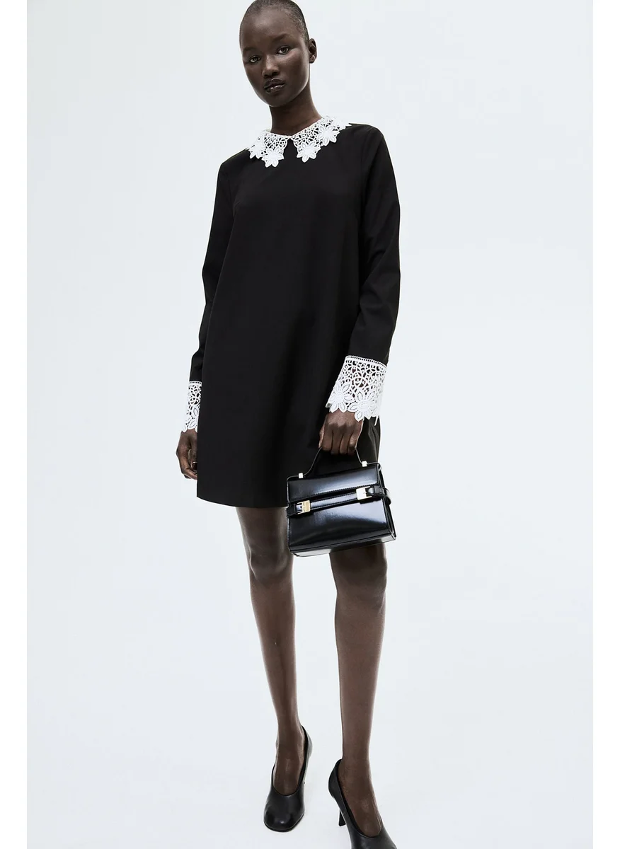اتش اند ام Lace-Detail Dress