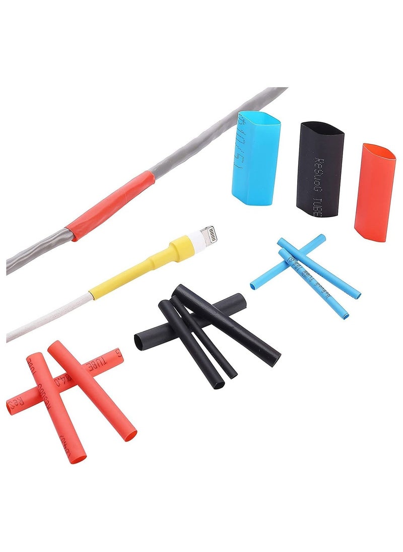 Heat Shrink Tubing Kit, 11 Sizes, Ratio, 580 pcs, Heat Shrink Wrap, Wire Shrink Wrap Tubing, Wire Shrink Tubing, Wire Heat Shrink, Electrical Shrink Wrap Tubing, Shrink Tubing for Wires